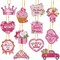 12 Pack Mother’s Day Diamond Painting Keychains, DIY 5D Diamond Art Key Chain Kits for Adults & Kids, Colorful Rhinestone Pendant Crafts for Mom